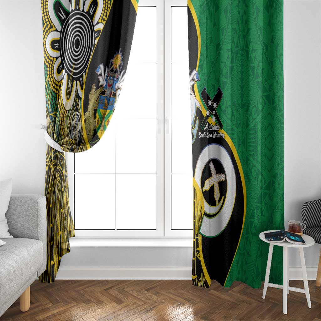 Australian South Sea Islanders National Recognition Day Window Curtain Solomon Islands And Vanuatu Culture