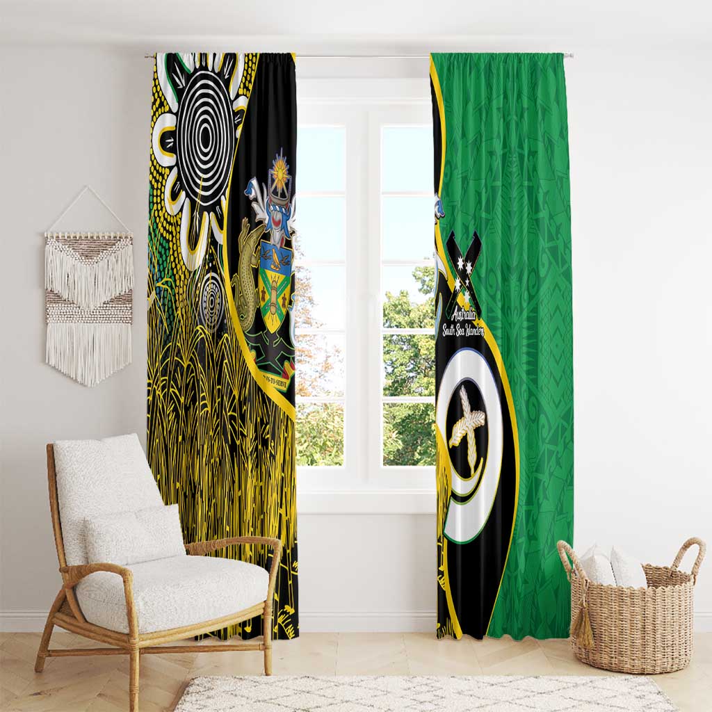Australian South Sea Islanders National Recognition Day Window Curtain Solomon Islands And Vanuatu Culture