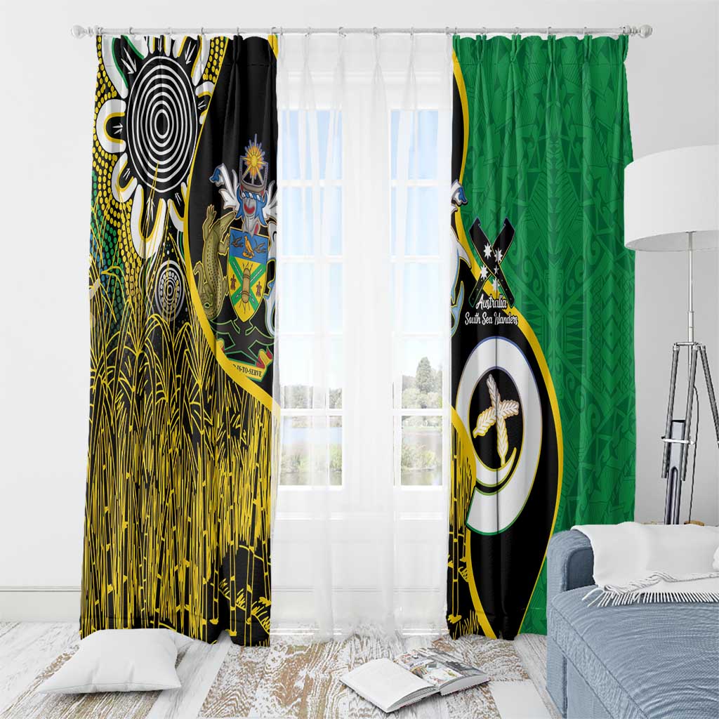Australian South Sea Islanders National Recognition Day Window Curtain Solomon Islands And Vanuatu Culture