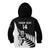 Personalised New Zealand Silver Fern Rugby Kid Hoodie All Black 2023 Go Champions Maori Pattern LT14 - Polynesian Pride