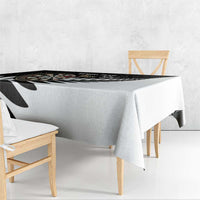 Personalised New Zealand Darts Tablecloth Silver Fern Aotearoa Maori Pattern LT14 - Polynesian Pride
