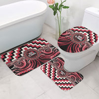 Aotearoa Ngai Te Rangi Bathroom Set Maori Iwi Poutama Puhoro Tattoo LT14 - Polynesian Pride
