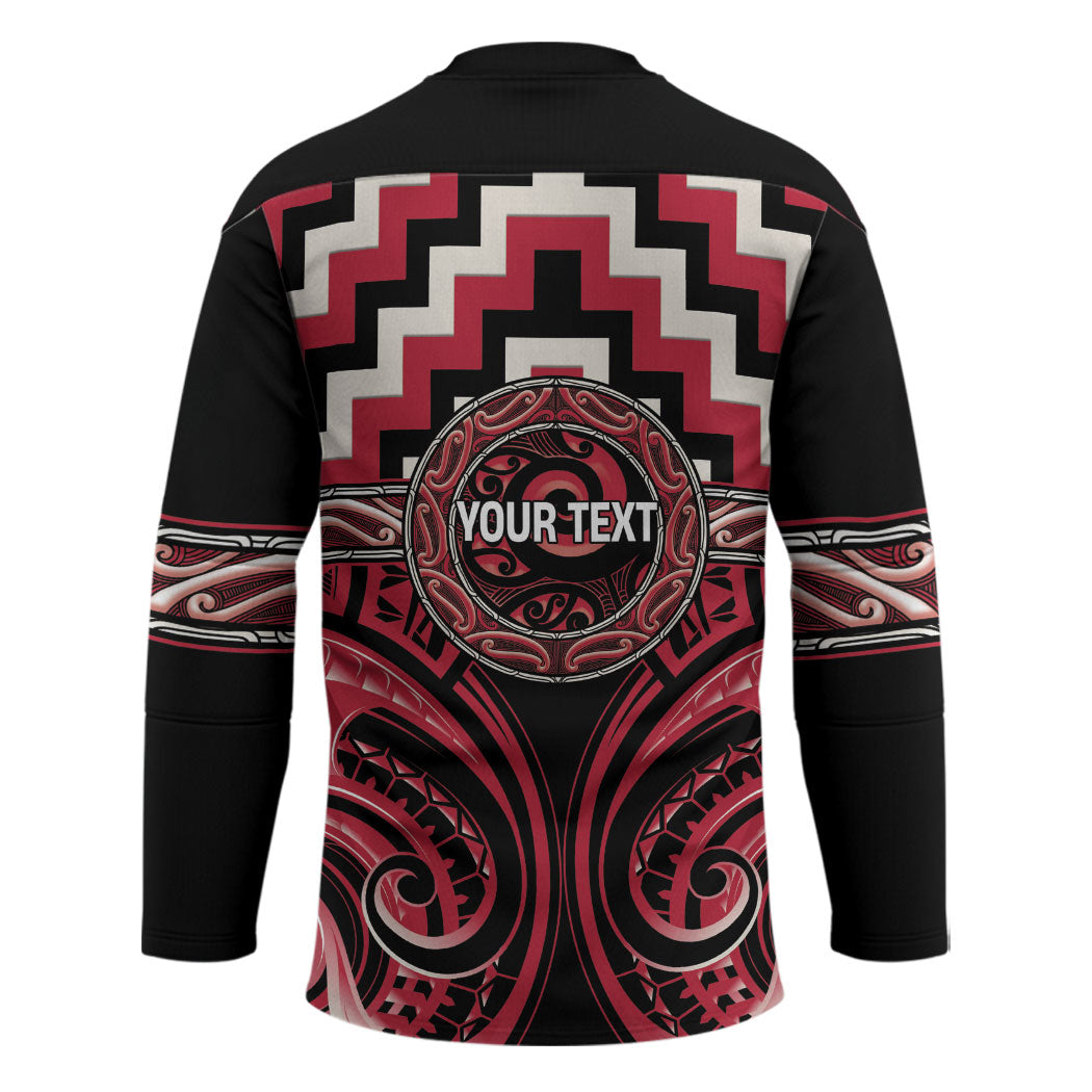 Aotearoa Ngai Te Rangi Personalised Hockey Jersey Maori Iwi Poutama Puhoro Tattoo LT14 - Polynesian Pride