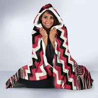 Aotearoa Ngai Te Rangi Hooded Blanket Maori Iwi Poutama Puhoro Tattoo LT14 - Polynesian Pride