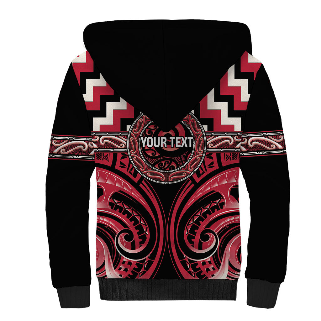 Aotearoa Ngai Te Rangi Personalised Sherpa Hoodie Maori Iwi Poutama Puhoro Tattoo LT14 - Polynesian Pride