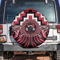 Aotearoa Ngai Te Rangi Spare Tire Cover Maori Iwi Poutama Puhoro Tattoo LT14 Red - Polynesian Pride
