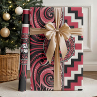 Aotearoa Ngai Te Rangi Wrapping Paper Maori Iwi Poutama Puhoro Tattoo LT14 - Polynesian Pride