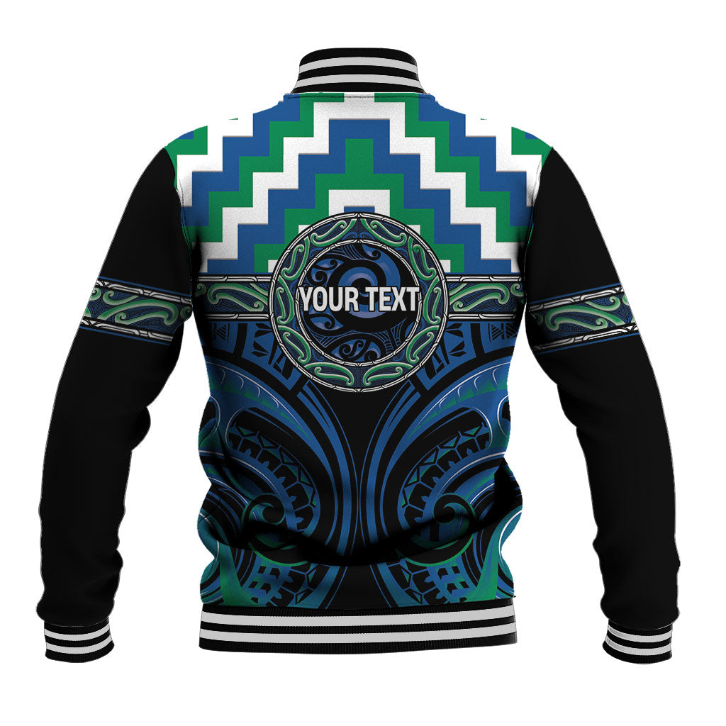 Aotearoa Ngati Ranginui Personalised Baseball Jacket Maori Iwi Poutama Puhoro Tattoo LT14 - Polynesian Pride