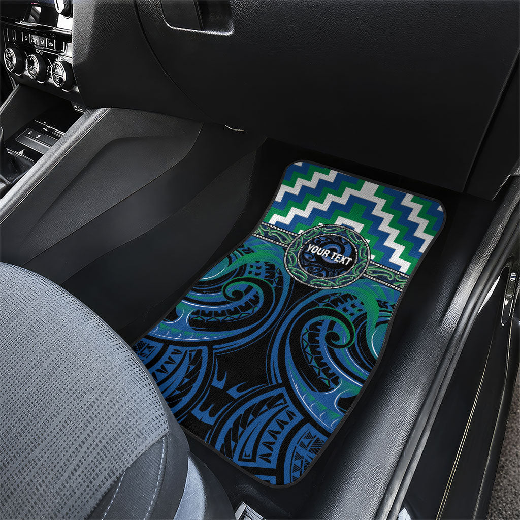 Aotearoa Ngati Ranginui Personalised Car Mats Maori Iwi Poutama Puhoro Tattoo LT14 - Polynesian Pride