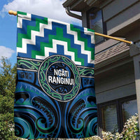 Aotearoa Ngati Ranginui Garden Flag Maori Iwi Poutama Puhoro Tattoo LT14 - Polynesian Pride