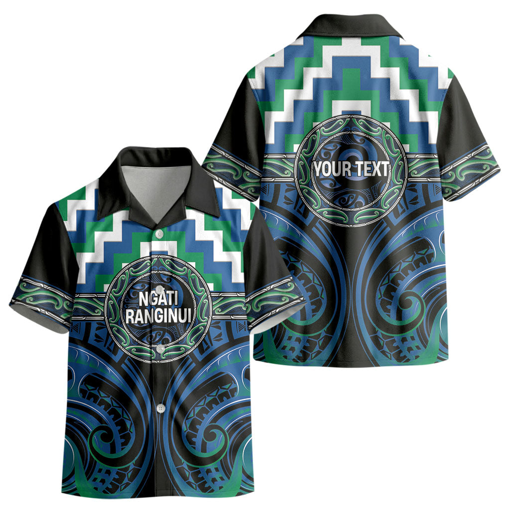 Aotearoa Ngati Ranginui Personalised Kid Hawaiian Shirt Maori Iwi Poutama Puhoro Tattoo LT14 - Polynesian Pride