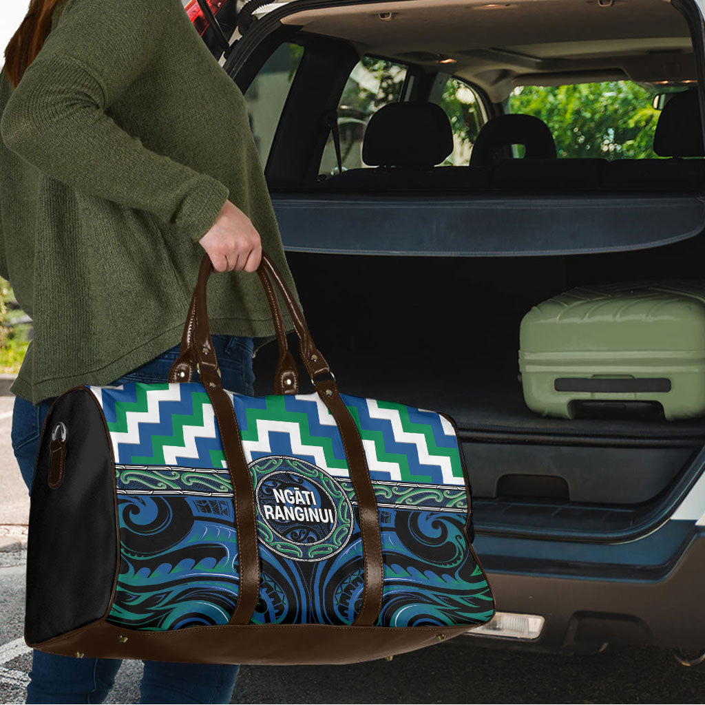 Aotearoa Ngati Ranginui Travel Bag Maori Iwi Poutama Puhoro Tattoo LT14 - Polynesian Pride