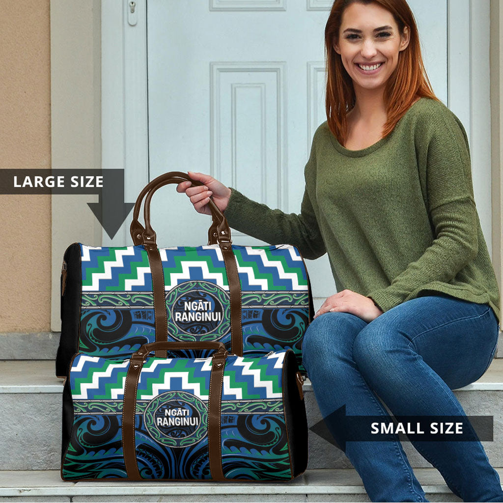 Aotearoa Ngati Ranginui Travel Bag Maori Iwi Poutama Puhoro Tattoo LT14 - Polynesian Pride