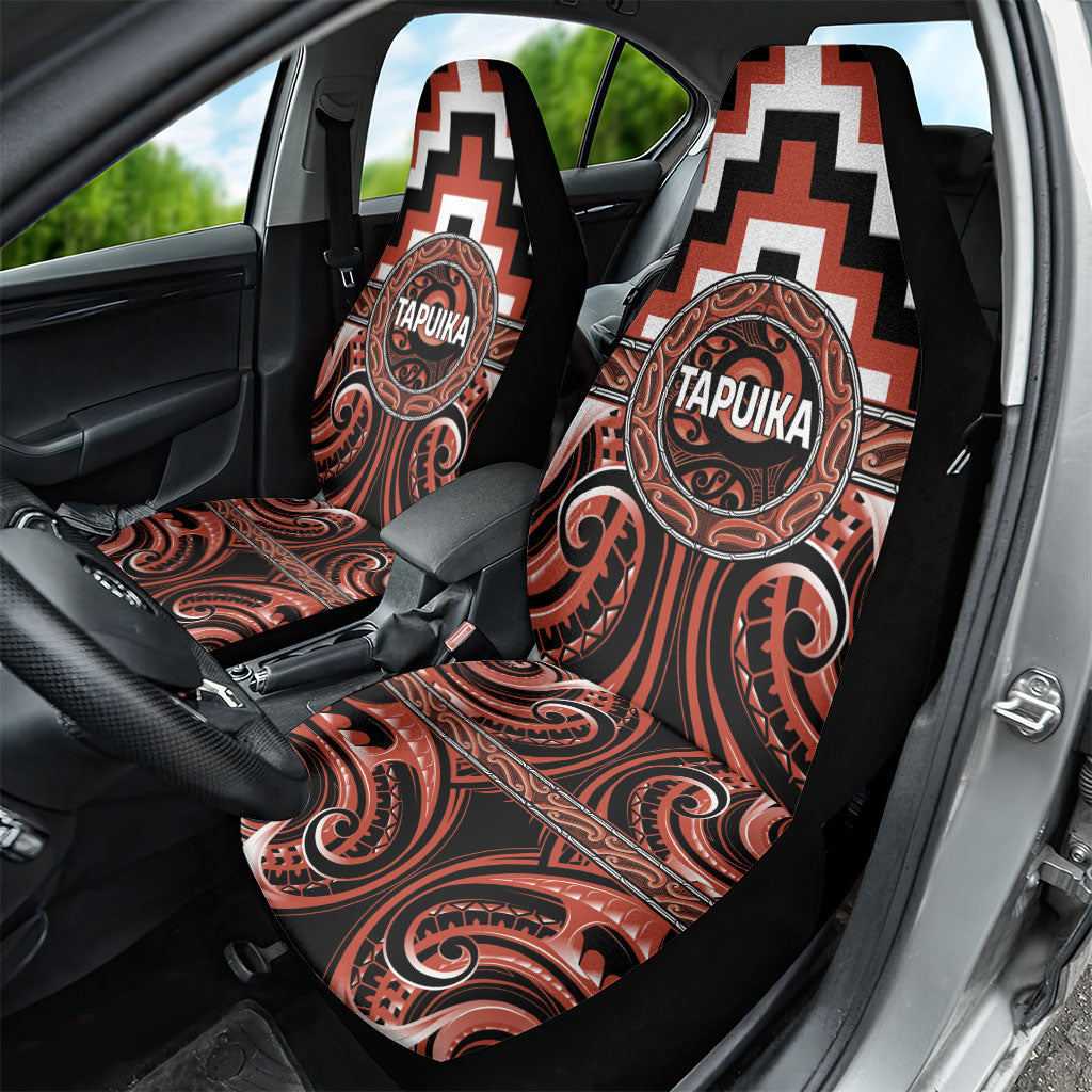 Aotearoa Tapuika Car Seat Cover Maori Iwi Poutama Puhoro Tattoo LT14 - Polynesian Pride