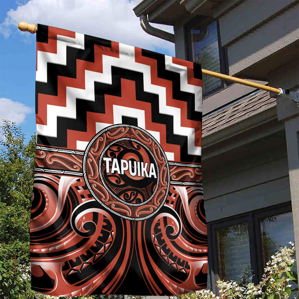 Aotearoa Tapuika Garden Flag Maori Iwi Poutama Puhoro Tattoo LT14 - Polynesian Pride