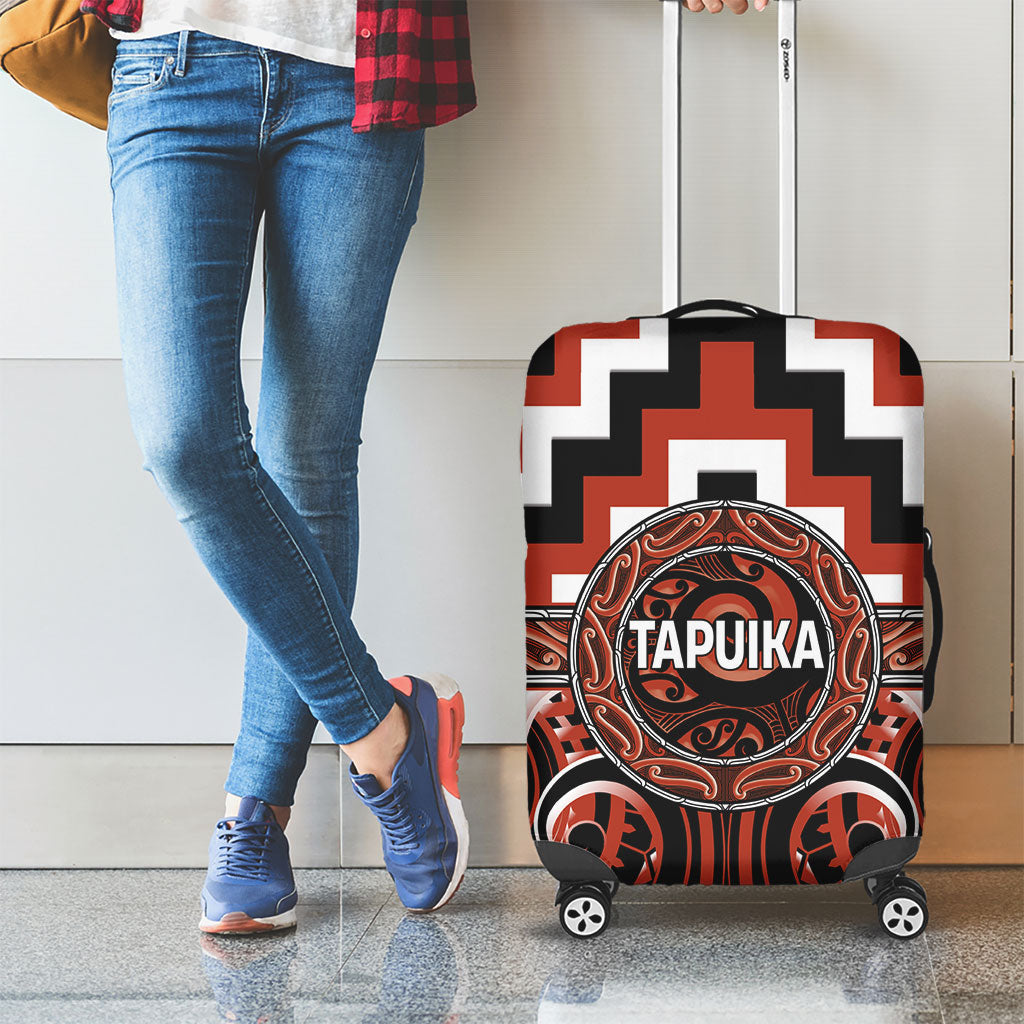 Aotearoa Tapuika Luggage Cover Maori Iwi Poutama Puhoro Tattoo LT14 - Polynesian Pride