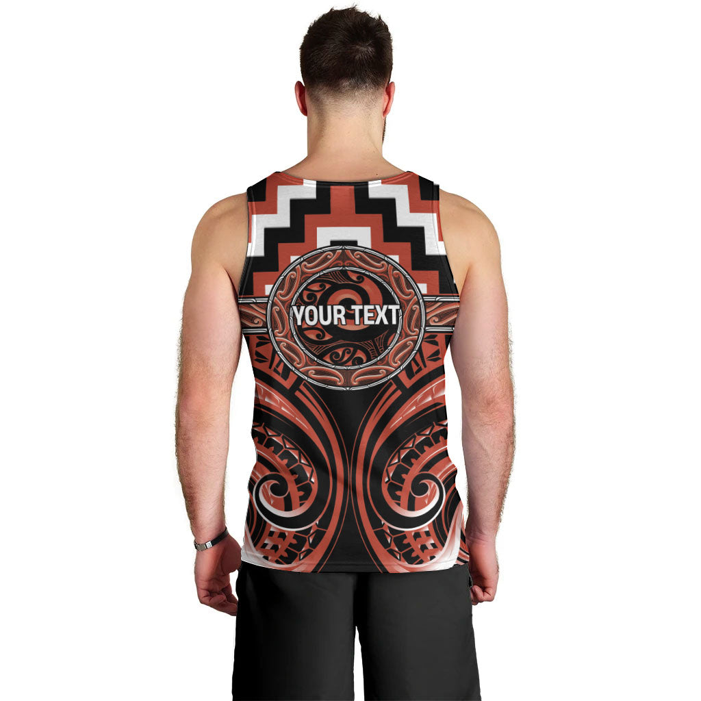 Aotearoa Tapuika Personalised Men Tank Top Maori Iwi Poutama Puhoro Tattoo LT14 - Polynesian Pride