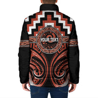 Aotearoa Tapuika Personalised Padded Jacket Maori Iwi Poutama Puhoro Tattoo LT14 - Polynesian Pride
