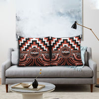 Aotearoa Tapuika Pillow Cover Maori Iwi Poutama Puhoro Tattoo LT14 - Polynesian Pride