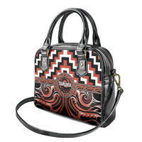Aotearoa Tapuika Shoulder Handbag Maori Iwi Poutama Puhoro Tattoo LT14 - Polynesian Pride