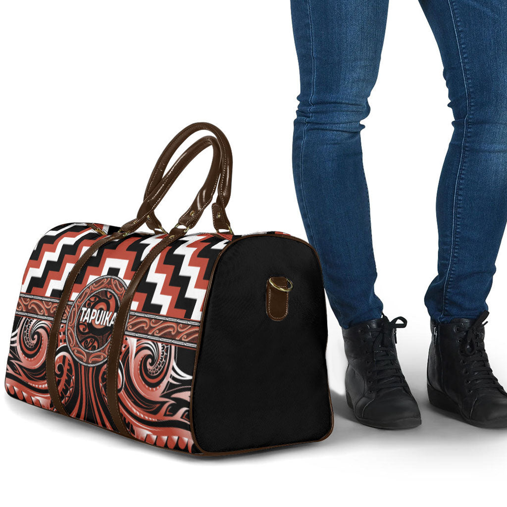 Aotearoa Tapuika Travel Bag Maori Iwi Poutama Puhoro Tattoo LT14 - Polynesian Pride