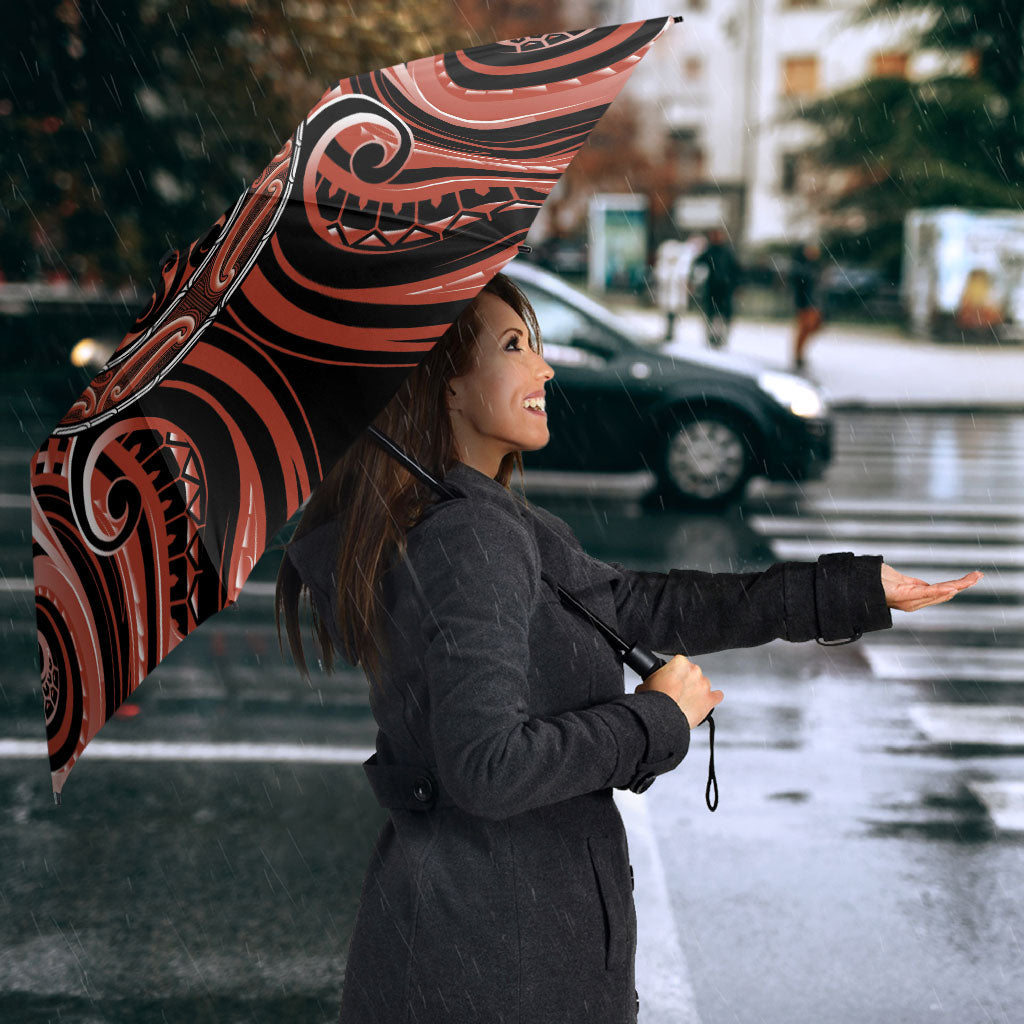 Aotearoa Tapuika Umbrella Maori Iwi Poutama Puhoro Tattoo LT14 - Polynesian Pride
