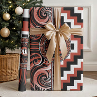 Aotearoa Tapuika Wrapping Paper Maori Iwi Poutama Puhoro Tattoo LT14 - Polynesian Pride
