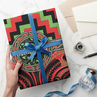 Aotearoa Ngati Maru Wrapping Paper Maori Iwi Poutama Puhoro Tattoo LT14 - Polynesian Pride