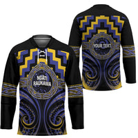 Aotearoa Ngati Raukawa Personalised Hockey Jersey Maori Iwi Poutama Puhoro Tattoo LT14 - Polynesian Pride