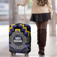 Aotearoa Ngati Raukawa Luggage Cover Maori Iwi Poutama Puhoro Tattoo LT14 - Polynesian Pride