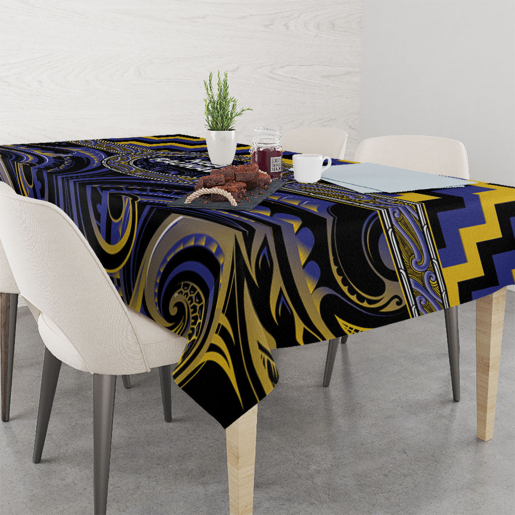 Aotearoa Ngati Raukawa Tablecloth Maori Iwi Poutama Puhoro Tattoo LT14 - Polynesian Pride