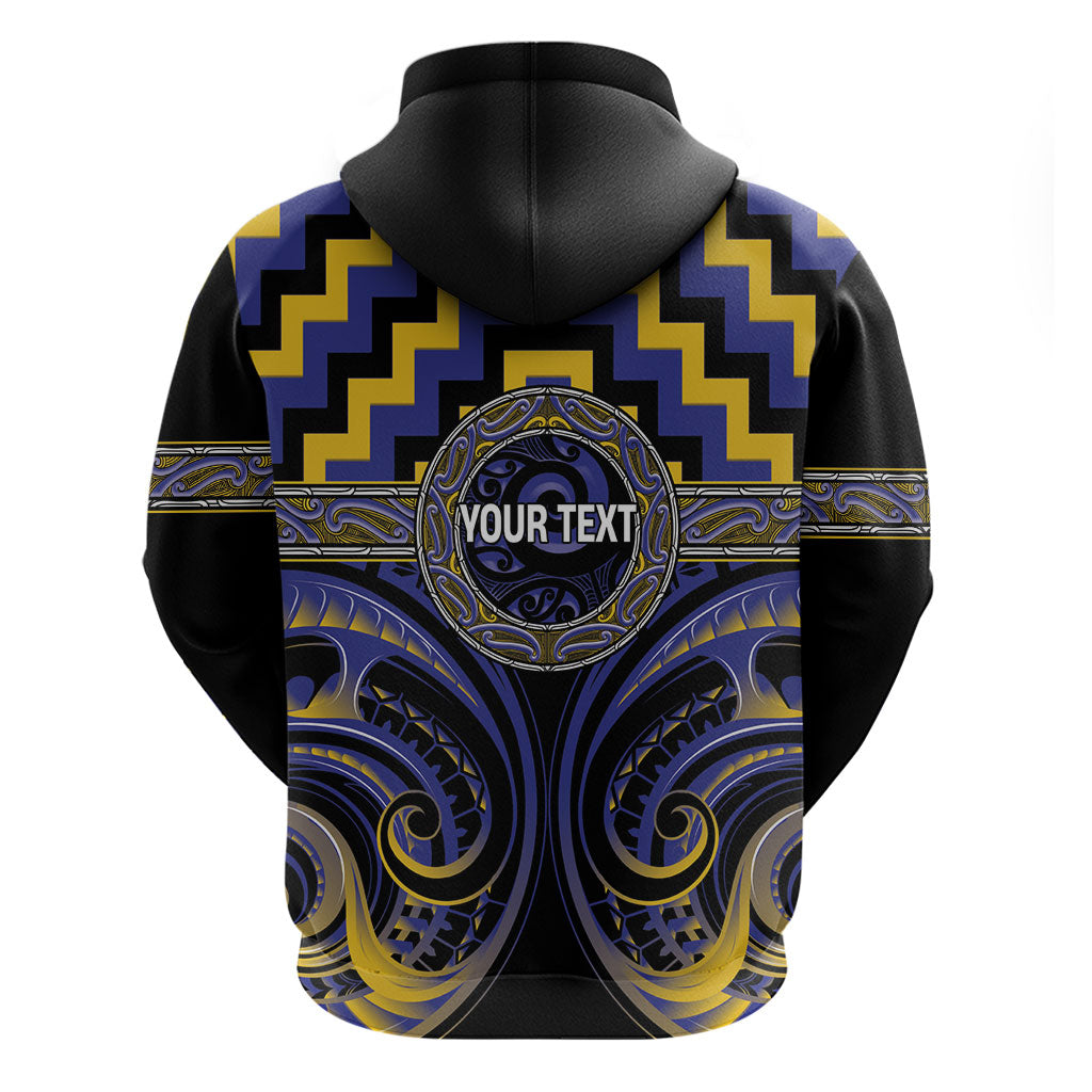 Aotearoa Ngati Raukawa Personalised Zip Hoodie Maori Iwi Poutama Puhoro Tattoo LT14 - Polynesian Pride