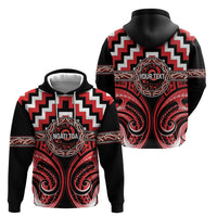 Aotearoa Ngati Toa Personalised Hoodie Maori Iwi Poutama Puhoro Tattoo LT14 - Polynesian Pride