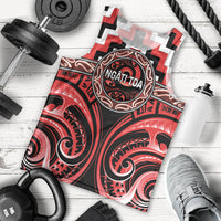 Aotearoa Ngati Toa Personalised Men Tank Top Maori Iwi Poutama Puhoro Tattoo LT14 - Polynesian Pride