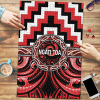 Aotearoa Ngati Toa Puzzle Maori Iwi Poutama Puhoro Tattoo LT14 Red - Polynesian Pride