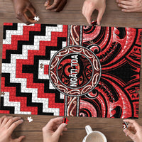Aotearoa Ngati Toa Puzzle Maori Iwi Poutama Puhoro Tattoo LT14 - Polynesian Pride