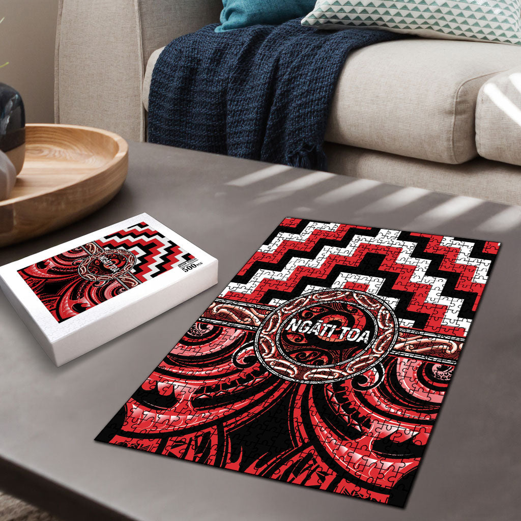 Aotearoa Ngati Toa Puzzle Maori Iwi Poutama Puhoro Tattoo LT14 - Polynesian Pride