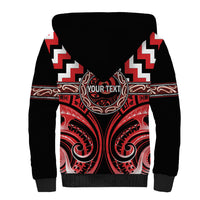 Aotearoa Ngati Toa Personalised Sherpa Hoodie Maori Iwi Poutama Puhoro Tattoo LT14 - Polynesian Pride