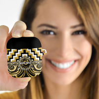Aotearoa Ngati Tama AirPods Case Maori Iwi Poutama Puhoro Tattoo LT14 - Polynesian Pride