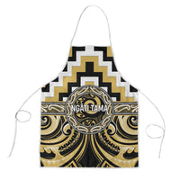 Aotearoa Ngati Tama Apron Maori Iwi Poutama Puhoro Tattoo LT14 Yellow - Polynesian Pride