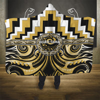 Aotearoa Ngati Tama Hooded Blanket Maori Iwi Poutama Puhoro Tattoo LT14 - Polynesian Pride