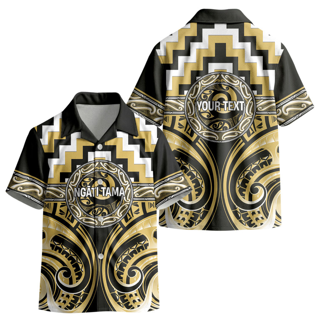 Aotearoa Ngati Tama Personalised Kid Hawaiian Shirt Maori Iwi Poutama Puhoro Tattoo LT14 - Polynesian Pride