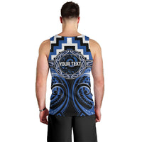 Aotearoa Ngati Ruanui Personalised Men Tank Top Maori Iwi Poutama Puhoro Tattoo LT14 - Polynesian Pride