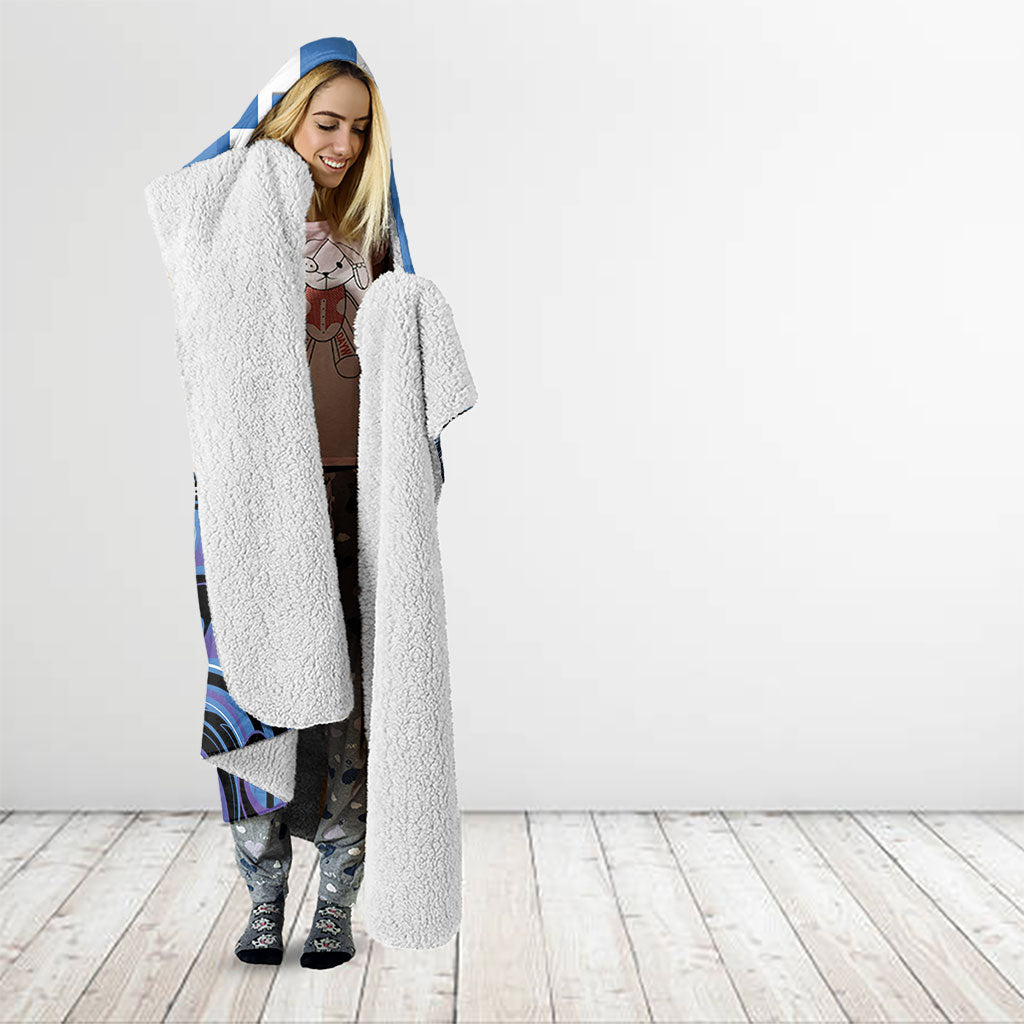 Aotearoa Ngaruahine Hooded Blanket Maori Iwi Poutama Puhoro Tattoo LT14 - Polynesian Pride