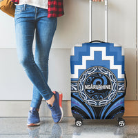 Aotearoa Ngaruahine Luggage Cover Maori Iwi Poutama Puhoro Tattoo LT14 - Polynesian Pride
