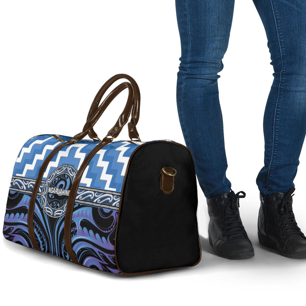 Aotearoa Ngaruahine Travel Bag Maori Iwi Poutama Puhoro Tattoo LT14 - Polynesian Pride