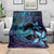 Nukuoro Atoll Blanket Polynesian Shark Tattoo Purple Gradient Vibes