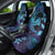 Nukuoro Atoll Car Seat Cover Polynesian Shark Tattoo Purple Gradient Vibes