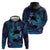 Nukuoro Atoll Hoodie Polynesian Shark Tattoo Purple Gradient Vibes