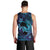 Nukuoro Atoll Men Tank Top Polynesian Shark Tattoo Purple Gradient Vibes